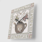Tiles for the kitchen quadratische wanduhr (Winkel)