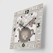 Tiles for the kitchen quadratische wanduhr (Winkel)