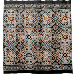 Tiles of the Alhambra Duschvorhang