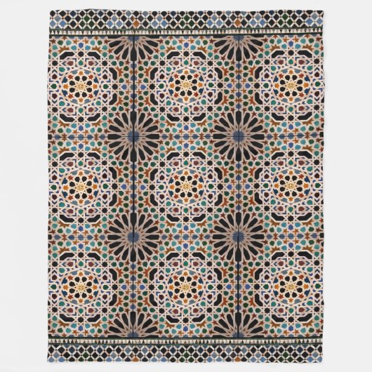 Tiles of the Alhambra Fleecedecke (Vorderseite)