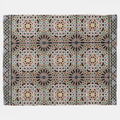 Tiles of the Alhambra Fleecedecke (Vorderseite (Horizontal))