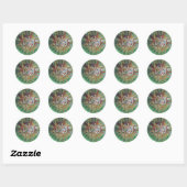 Tiles Runder Aufkleber (Blatt)
