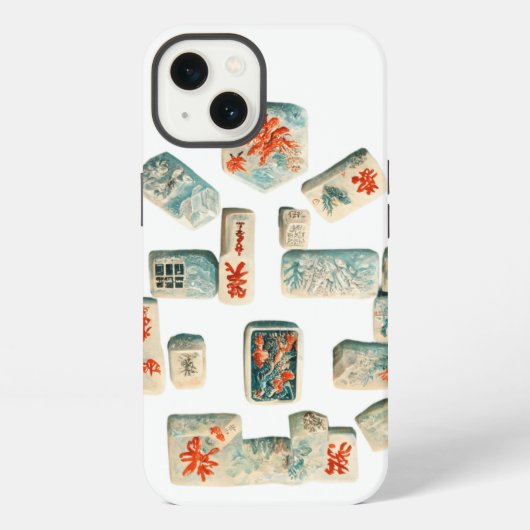 Tiles von Mahjong iPhone Hülle (Rückseite)