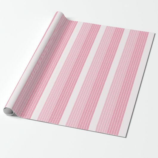 Tilet-Muster | Rosa geometrisches Design Geschenkpapier (Ungerollt)