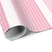 Tilet-Muster | Rosa geometrisches Design Geschenkpapier (Rolleneckpunkt)