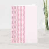 Tilet-Muster | Rosa geometrisches Design Karte (Vorderseite)