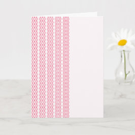 Tilet-Muster | Rosa geometrisches Design Karte