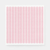 Tilet-Muster | Rosa geometrisches Design Serviette (Vorderseite)