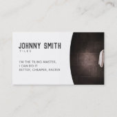 Tilings-Slogan-Visitenkarten Visitenkarte (Vorderseite)