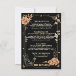Till Death Do Us Part Details Card RSVP Karte