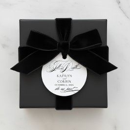 Till Death Do Us Part Elegant Gothic Wedding Geschenkanhänger