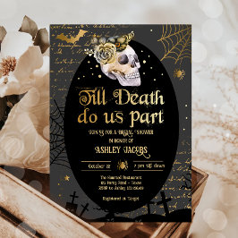 Till Death Do Us Part Halloween Couples Shower Einladung