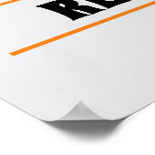 Till Death Do Us Part Halloween Wedding Welcome Poster (Ecke)