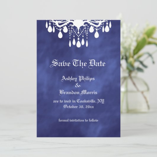 Till Death Do Us Part in Purple Haze Save the Date (Stehend Vorderseite)