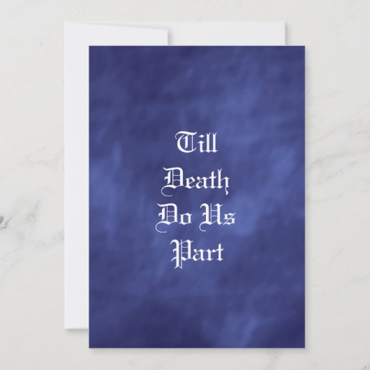Till Death Do Us Part in Purple Haze Save the Date (Rückseite)