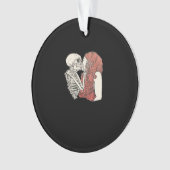 Till Death Do us Part Skeleton Art Classic Ornament (Vorderseite)