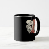 Till Death Do us Part Skeleton Art Classic Tasse (VorderseiteRechts)