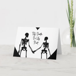 Till Death Do Us Part Valentine's Day Card opt5 Dankeskarte