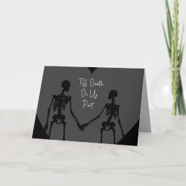 Till Death Do Us Part Valentine's Day Card opt7 Dankeskarte
