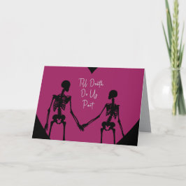 Till Death Do Us Part Valentine's Day Card opt8 Dankeskarte