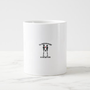 Till Death Do Us Part Valentinstag Minimal Ästheti Jumbo-Tasse