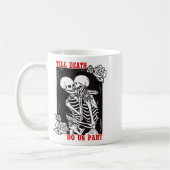 Till Death Do Us Part Wedding Skeleton Couple Vale Kaffeetasse (Links)