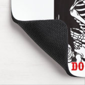 Till Death Do Us Part Wedding Skeleton Couple Vale Mousepad (Ecke)