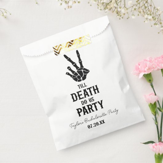 Till Death Do Us Party Skeleton Bachelorette Party Geschenktütchen (Versiegelt)