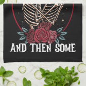 "Till Death Kitchtuch Geschirrtuch (Gefaltet)