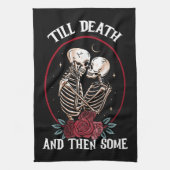 "Till Death Kitchtuch Geschirrtuch (Vertikal)