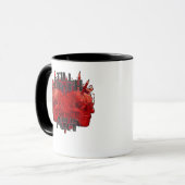 Till Death macht uns Kunst in der weißen Klassik Tasse (Vorderseite Links)