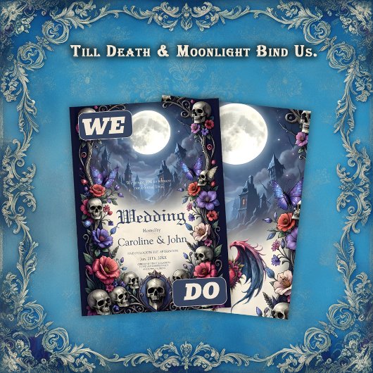 Till Death & Moonlight Bind Us.  Einladung