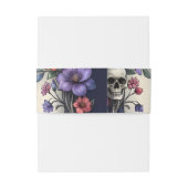 Till Death & Moonlight Bind Us.  Einladungsbanderole (Rückseitenbeispiel)