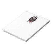 'Till Death Notepad Notizblock (Rotiert)