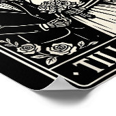 Till Death Skeleton Love Couples Gothic Wedding Br Poster (Ecke)