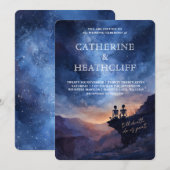 Till the End of Time Wedding Invitation Einladung (Vorne/Hinten)