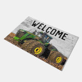 Tillage der Zugmaschine für Begrüßungsfamilien Fußmatte (Schrägansicht)