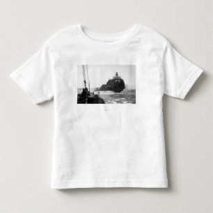 Tillamook, Oregon-Leuchtturm vom Schiff Photograp Kleinkind T-shirt