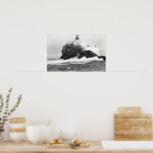 Tillamook, Oregon Lighthouse am Meer, OR Poster (Küche)