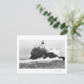 Tillamook, Oregon Lighthouse am Meer, OR Postkarte (Stehend Vorderseite)