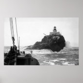 Tillamook, Oregon Lighthouse von Ship Fotograp Poster (Vorne)