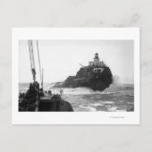 Tillamook, Oregon Lighthouse von Ship Fotograp Postkarte (Vorderseite)
