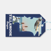Tillamook Oregon Travel Map Geschenkanhänger (Vorderseite (Horizontal))