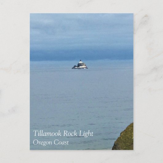 Tillamook Rock Light, Oregon Coast Postkarte (Vorderseite)