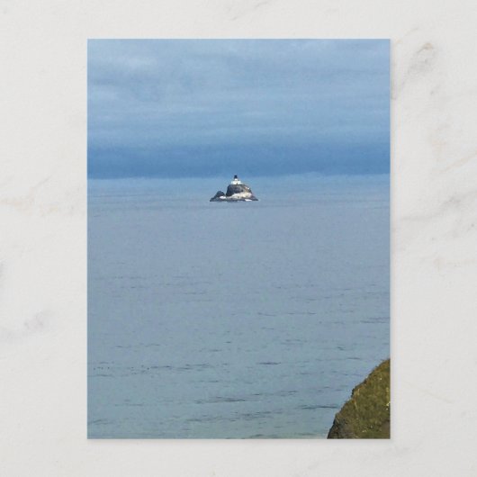 Tillamook Rock Light, Oregon Coast Postkarte (Vorderseite)