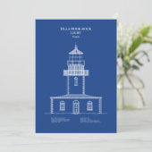 Tillamook Rock Lighthouse - Oregon - AD Dankeskarte (Stehend Vorderseite)