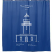 Tillamook Rock Lighthouse - Oregon - AD Duschvorhang (Vorderseite)