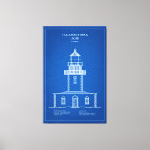 Tillamook Rock Lighthouse - Oregon - AD Leinwanddruck (Vorderseite)