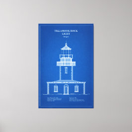 Tillamook Rock Lighthouse - Oregon - AD Leinwanddruck