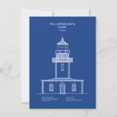 Tillamook Rock Lighthouse - Oregon - AD Mitteilungskarte (Vorderseite)